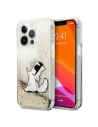 Kup Etui Karl Lagerfeld KLHCP13XGCFD Apple iPhone 13 Pro Max arany/hardcase Liquid Glitter Choupette Fun - KLD643GLD - {ean13} - Sklep Home Screen