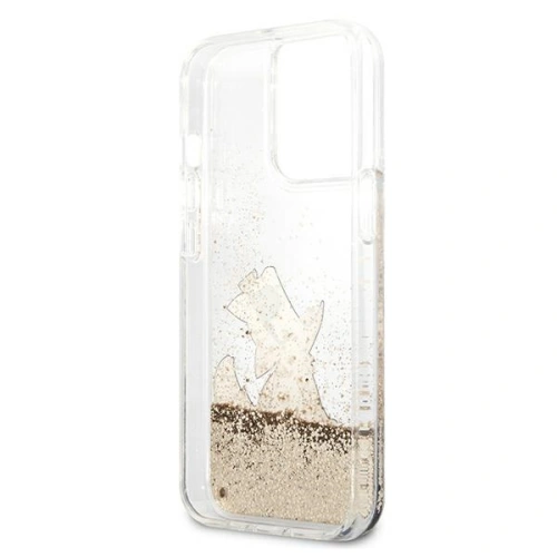 Kup Etui Karl Lagerfeld KLHCP13XGCFD Apple iPhone 13 Pro Max zlatý/gold hardcase Liquid Glitter Choupette Fun - KLD643GLD - {ean13} - Sklep Home Screen
