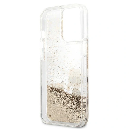Kup Case Karl Lagerfeld KLHCP13XGKCD Apple iPhone 13 Pro Max gold/hartcase Liquid Glitter Karl&Choupette - KLD644GLD - {ean13} - Sklep Home Screen