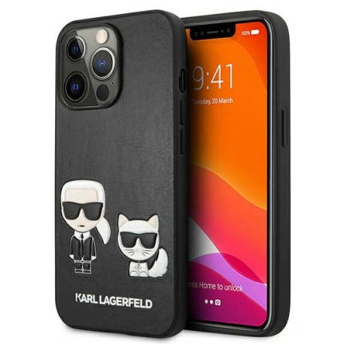 Kup Etui Karl Lagerfeld KLHCP13XPCUSKCBK Apple iPhone 13 Pro Max černý/black hardcase Ikonik Karl & Choupette - KLD646BLK - {ean13} - Sklep Home Screen
