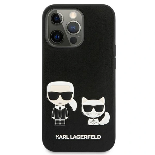 Kup Etui Karl Lagerfeld KLHCP13XPCUSKCBK Apple iPhone 13 Pro Max fekete/hardcase Ikonik Karl & Choupette - KLD646BLK - {ean13} - Sklep Home Screen