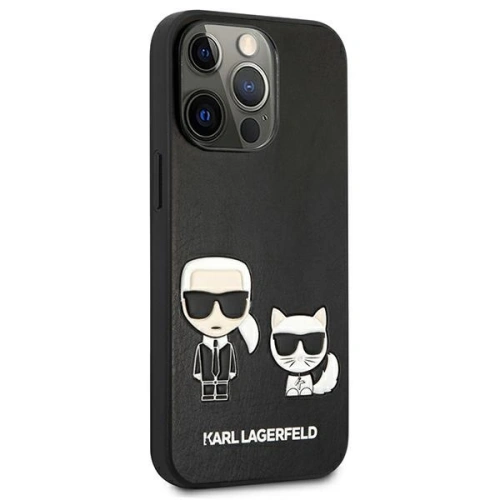 Kup Etui Karl Lagerfeld KLHCP13XPCUSKCBK Apple iPhone 13 Pro Max fekete/hardcase Ikonik Karl & Choupette - KLD646BLK - {ean13} - Sklep Home Screen