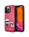Etui Karl Lagerfeld KLHCP13XPCUSKCP Apple iPhone 13 Pro Max fuchsie/fushia hardcase Ikonik Karl & Choupette