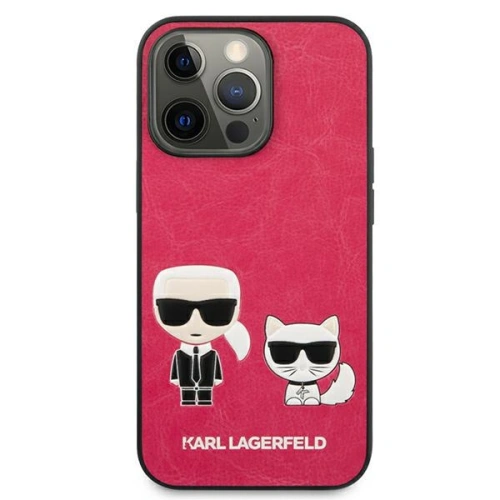 Kup Case Karl Lagerfeld KLHCP13XPCUSKCP Apple iPhone 13 Pro Max Fuchsia/Hardcase Ikonik Karl & Choupette - KLD647FKS - {ean13} - Sklep Home Screen