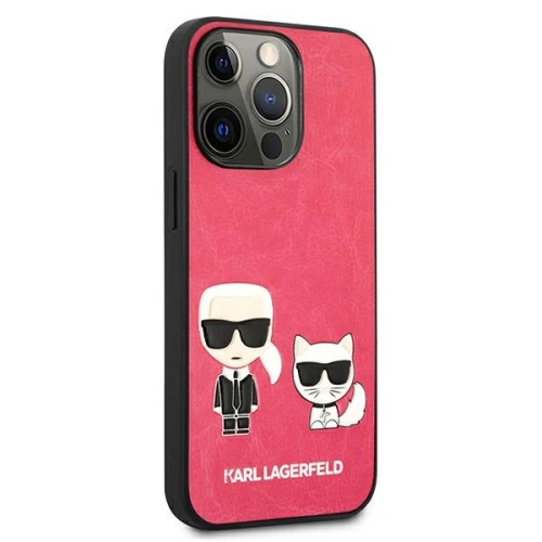 Kup Etui Karl Lagerfeld KLHCP13XPCUSKCP Apple iPhone 13 Pro Max fuchsie/fushia hardcase Ikonik Karl & Choupette - KLD647FKS - {ean13} - Sklep Home Screen