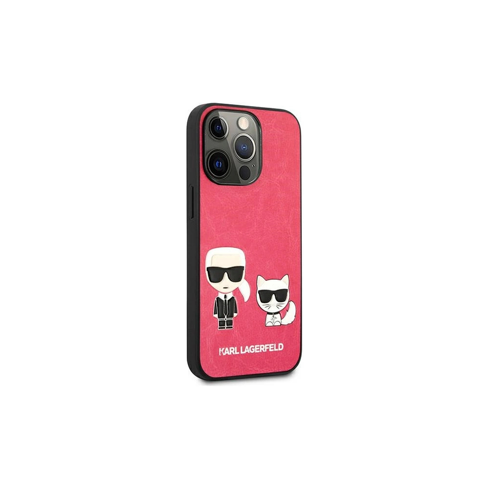 Etui Karl Lagerfeld KLHCP13XPCUSKCP Apple iPhone 13 Pro Max fuksja/fushia hardcase Ikonik Karl & Choupette