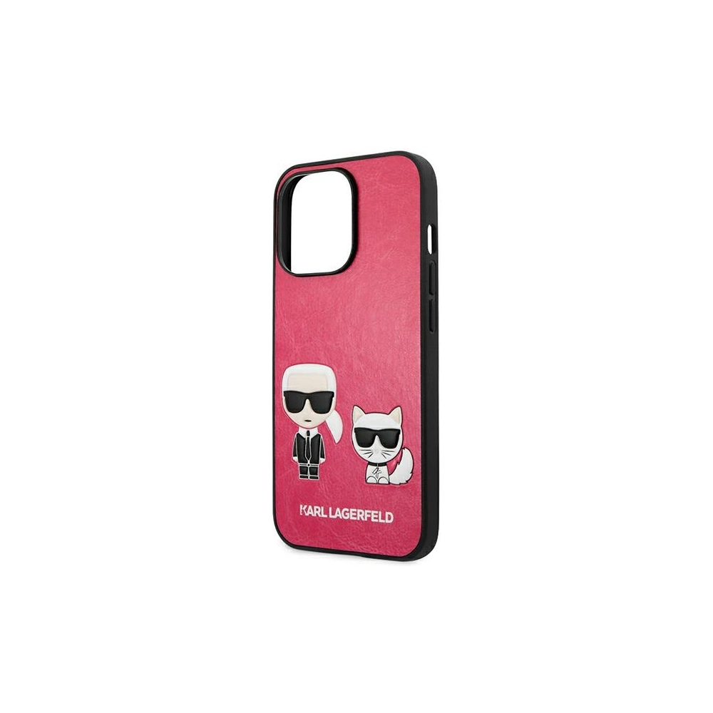 Etui Karl Lagerfeld KLHCP13XPCUSKCP Apple iPhone 13 Pro Max fuksja/fushia hardcase Ikonik Karl & Choupette