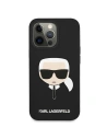 Buy Karl Lagerfeld KLHCP13XSLKHBK Apple iPhone 13 Pro Max black hardcase Silicone Karl`s Head - KLD649BLK - {ean13} - Home Screen Store Europe