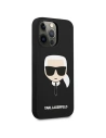 Buy Karl Lagerfeld KLHCP13XSLKHBK Apple iPhone 13 Pro Max black hardcase Silicone Karl`s Head - KLD649BLK - {ean13} - Home Screen Store Europe