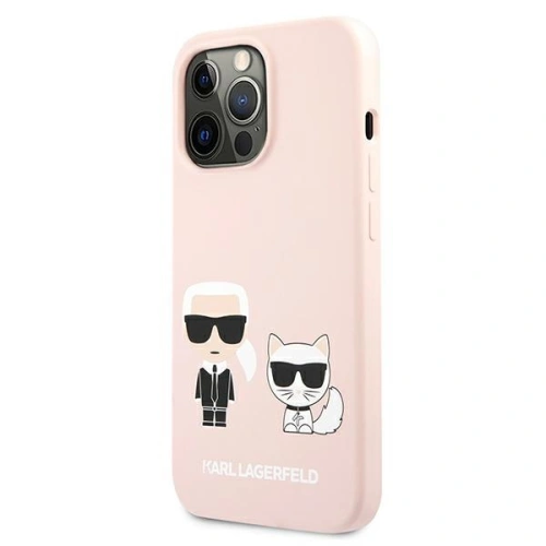 Kup Etui Karl Lagerfeld KLHCP13XSSKCI Apple iPhone 13 Pro Max hardcase jasně růžová/light pink Silicone Karl & Choupette - KLD651PNK - {ean13} - Sklep Home Screen