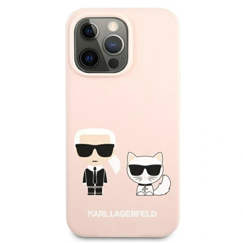 Kup Etui Karl Lagerfeld KLHCP13XSSKCI Apple iPhone 13 Pro Max hardcase jasně růžová/light pink Silicone Karl & Choupette - KLD651PNK - {ean13} - Sklep Home Screen
