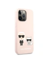 Kup Etui Karl Lagerfeld KLHCP13XSSKCI Apple iPhone 13 Pro Max hardcase jasně růžová/light pink Silicone Karl & Choupette - KLD651PNK - {ean13} - Sklep Home Screen