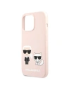 Kup Etui Karl Lagerfeld KLHCP13XSSKCI Apple iPhone 13 Pro Max hardcase jasně růžová/light pink Silicone Karl & Choupette - KLD651PNK - {ean13} - Sklep Home Screen