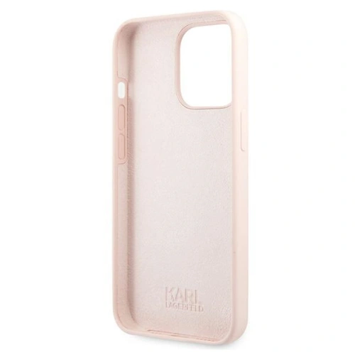 Kup Etui Karl Lagerfeld KLHCP13XSSKCI Apple iPhone 13 Pro Max hardcase jasně růžová/light pink Silicone Karl & Choupette - KLD651PNK - {ean13} - Sklep Home Screen