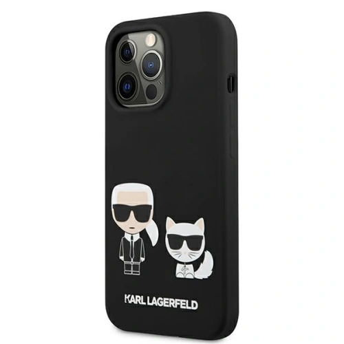 Kup Etui Karl Lagerfeld KLHCP13XSSKCK Apple iPhone 13 Pro Max hardcase černý/black silikon Karl & Choupette - KLD652BLK - {ean13} - Sklep Home Screen