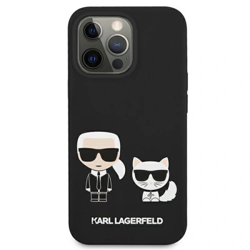 Kup Etui Karl Lagerfeld KLHCP13XSSKCK Apple iPhone 13 Pro Max hardcase černý/black silikon Karl & Choupette - KLD652BLK - {ean13} - Sklep Home Screen