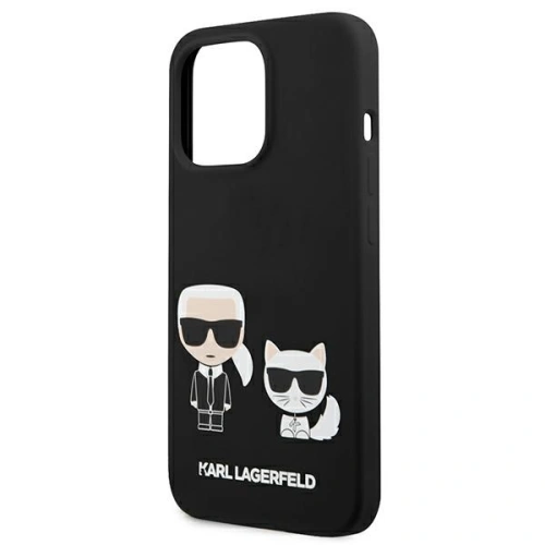 Kup Etui Karl Lagerfeld KLHCP13XSSKCK Apple iPhone 13 Pro Max hardcase černý/black silikon Karl & Choupette - KLD652BLK - {ean13} - Sklep Home Screen