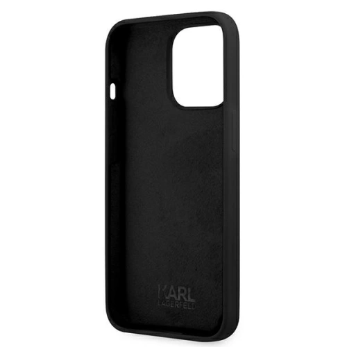 Kup Etui Karl Lagerfeld KLHCP13XSSKCK Apple iPhone 13 Pro Max hardcase černý/black silikon Karl & Choupette - KLD652BLK - {ean13} - Sklep Home Screen