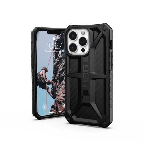 Kup Case UAG Urban Armor Gear Monarch Apple iPhone 13 Pro Max (Kohlefaser) - UAG715CAR - {ean13} - Sklep Home Screen