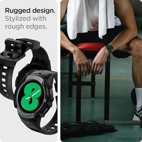 Kup Pasek Spigen Rugged Armor Pro Samsung Galaxy Watch 4 44mm Charcoal Grey - SPN1861GRY - {ean13} - Sklep Home Screen