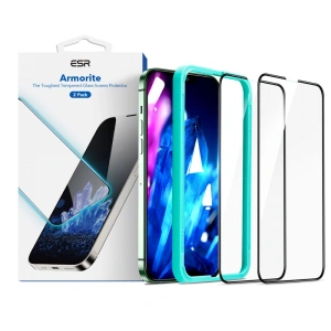 Buy ESR Armorite Glass Apple iPhone 16e / 14 / 13 / 13 Pro Black [2 PACK] - ESR392BLK - {ean13} - Home Screen Store Europe