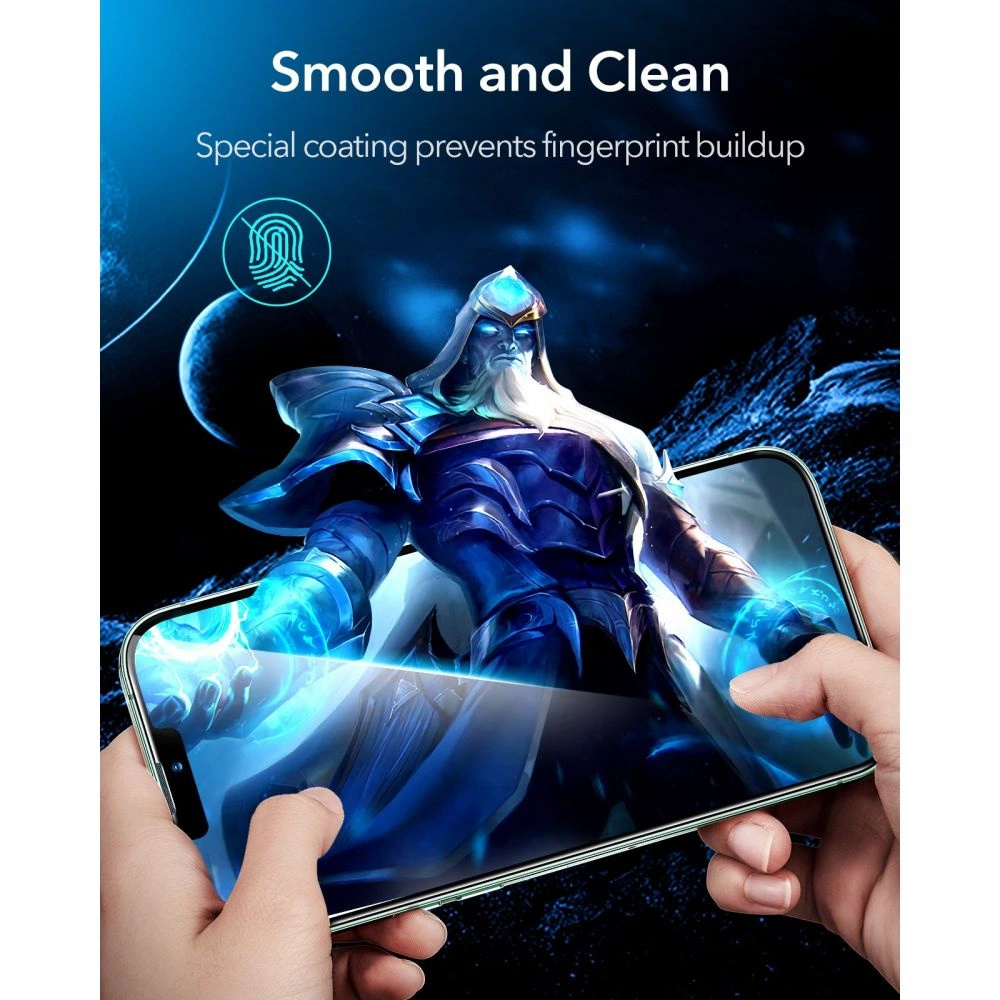 Szkło hartowane ESR Armorite Apple iPhone 16e / 14 / 13 / 13 Pro Black [2 PACK]