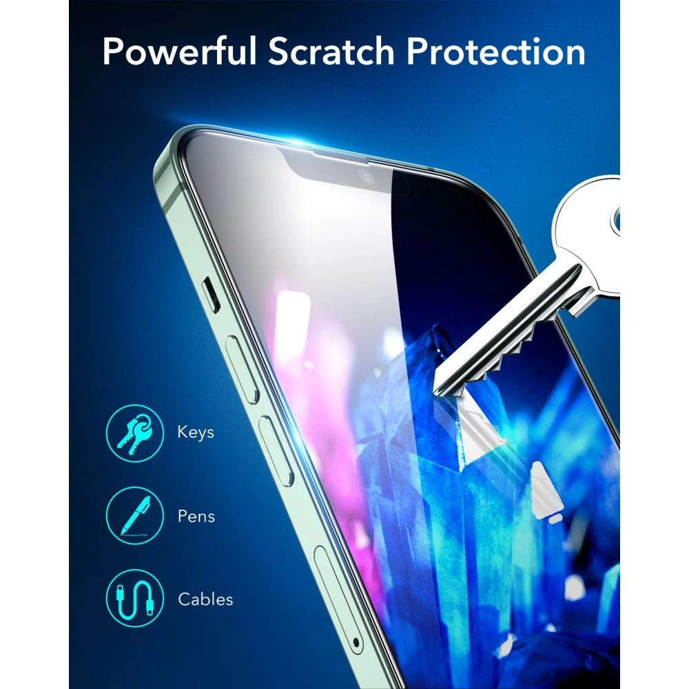 Szkło hartowane ESR Armorite Apple iPhone 13 Pro Max Black [2 PACK]