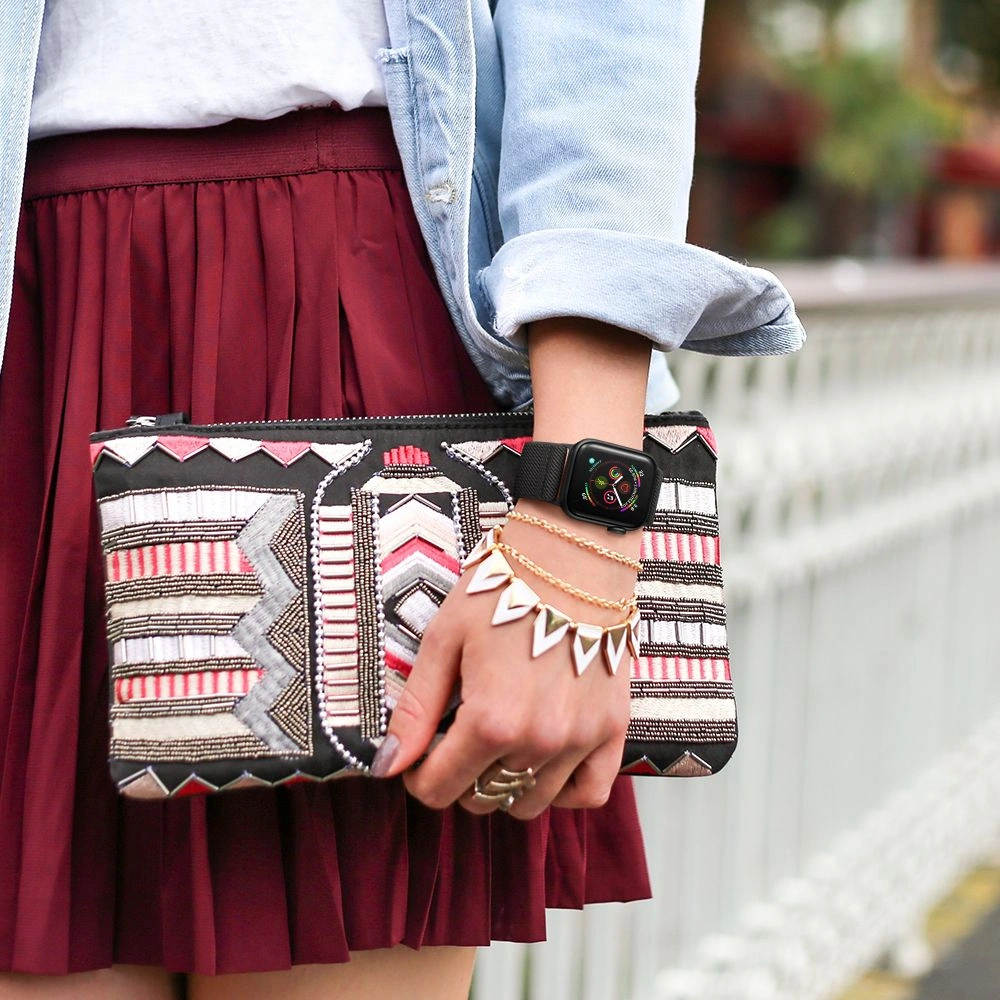 Pasek Tech-Protect Mellow Apple Watch 4/5/6/7/SE/8/9/Ultra 44/45/49mm Black