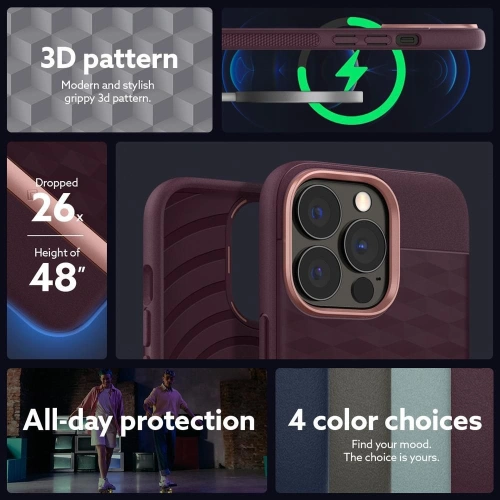 Kup Case Caseology Parallax Apple iPhone 13 Pro Max Bordeaux - CSL021BRG - {ean13} - Sklep Home Screen