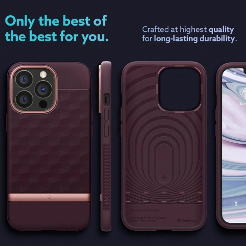 Kup Case Caseology Parallax Apple iPhone 13 Pro Max Bordeaux - CSL021BRG - {ean13} - Sklep Home Screen