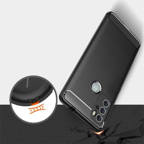 Buy Tech-Protect TPUCarbon Motorola Moto G60s Black - THP653BLK - {ean13} - Home Screen Store Europe