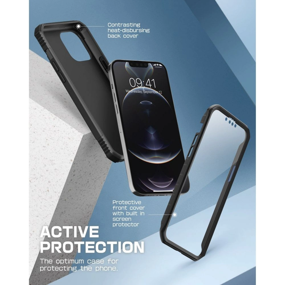 Etui Supcase Clayco Xenon Apple iPhone 13 Pro Max Black