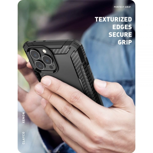 Kup Case Supcase Clayco Xenon Apple iPhone 13 Pro Max Schwarz - SPC194BLK - {ean13} - Sklep Home Screen