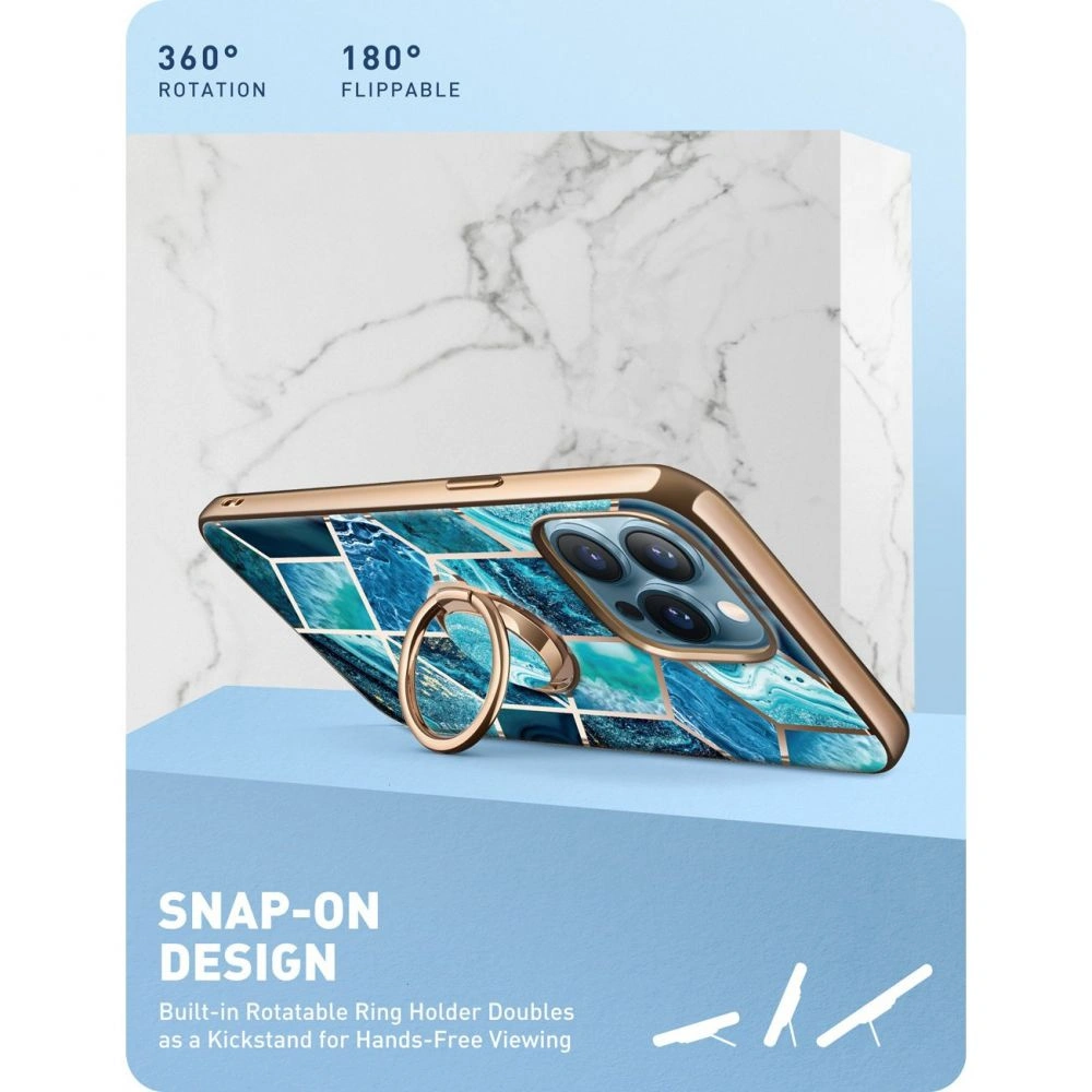 Etui Supcase IBLSN Cosmo Snap Apple iPhone 13 Pro Max Ocean Blue