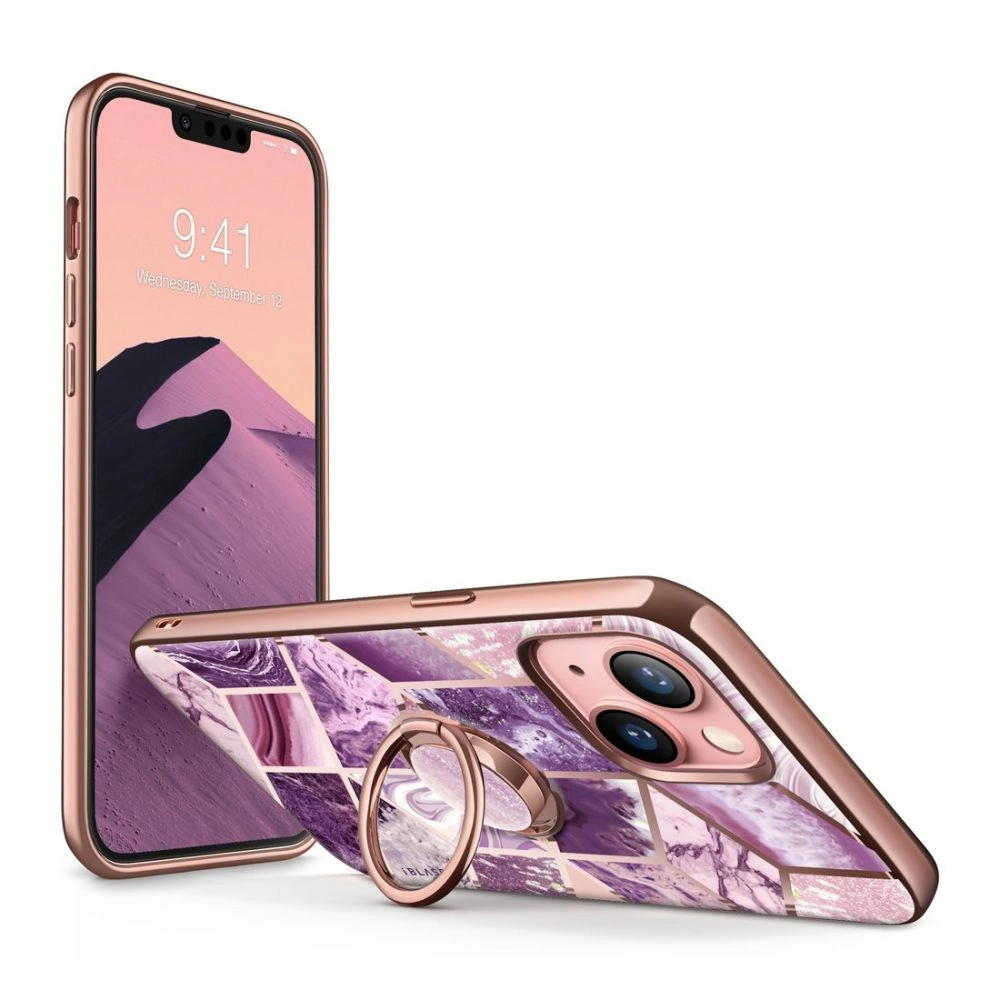 Etui Supcase IBLSN Cosmo Snap Apple iPhone 13 Marble Purple
