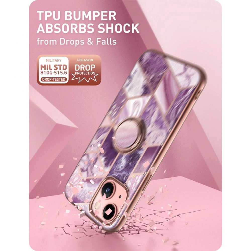 Etui Supcase IBLSN Cosmo Snap Apple iPhone 13 Marble Purple