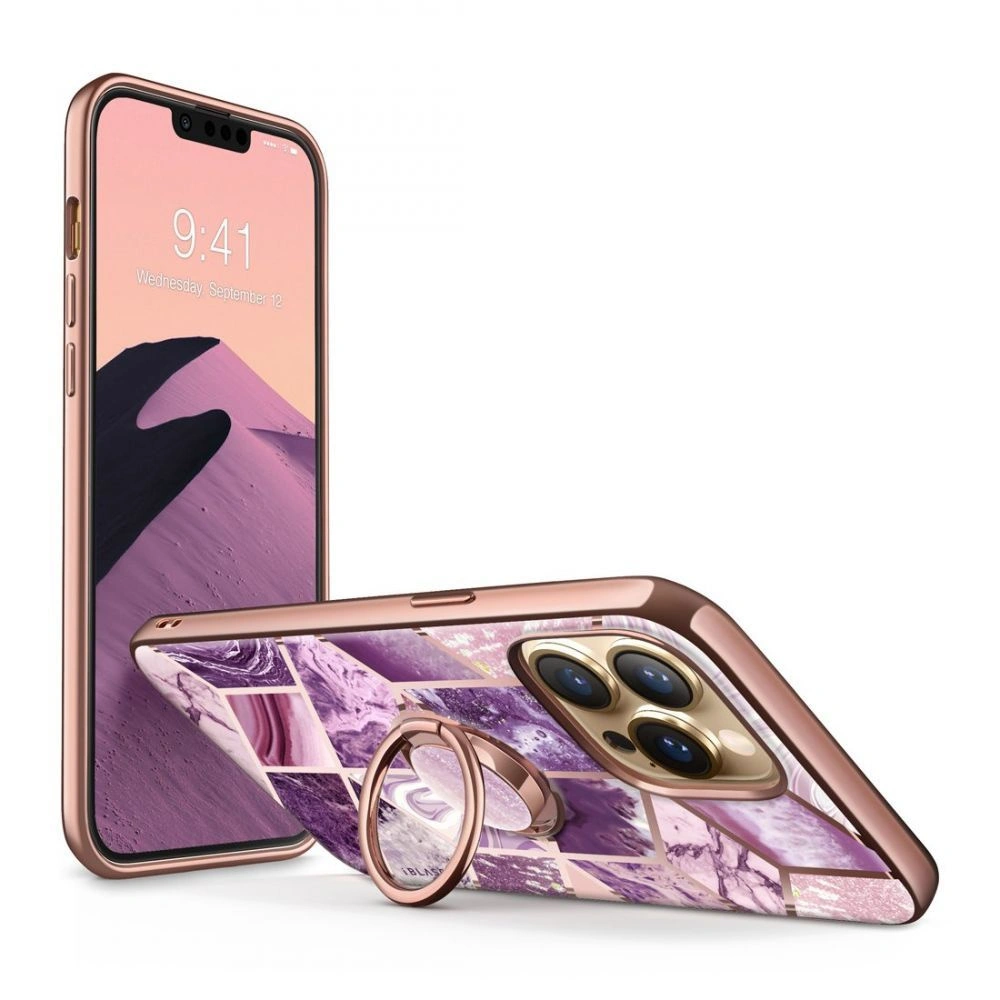 Etui Supcase IBLSN Cosmo Snap Apple iPhone 13 Pro Marble Purple
