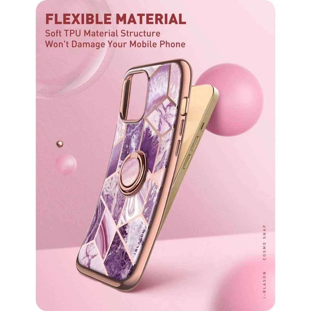 Etui Supcase IBLSN Cosmo Snap Apple iPhone 13 Pro Marble Purple
