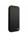 Kup Etui BMW BMFLBKP12LMCARBK Apple iPhone 12 Pro Max czarny/black book M Collection PU Carbon Stripe - BMW013BLK - {ean13} - Sklep Home Screen