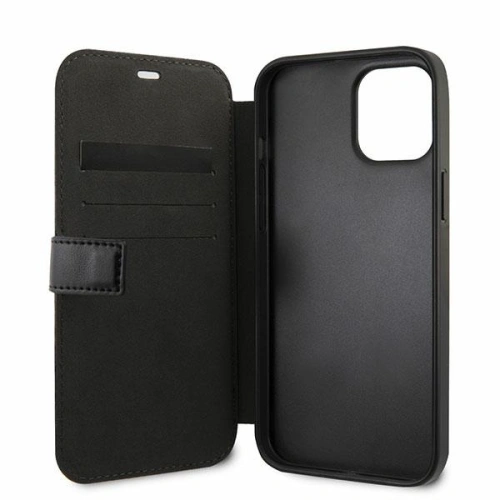 Kup Etui BMW BMFLBKP12LMCARBK Apple iPhone 12 Pro Max czarny/black book M Collection PU Carbon Stripe - BMW013BLK - {ean13} - Sklep Home Screen