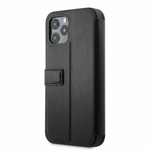 Kup Etui BMW BMFLBKP12LMCARBK Apple iPhone 12 Pro Max czarny/black book M Collection PU Carbon Stripe - BMW013BLK - {ean13} - Sklep Home Screen