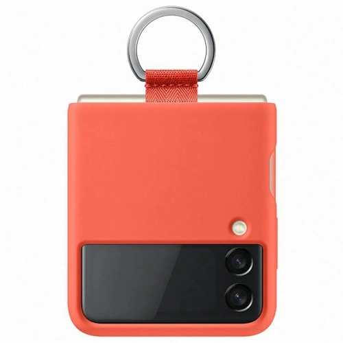Kup Case Samsung Galaxy Z Flip 3 EF-PF711TPEGWW koralowy/coral Silikon Cover Ring - SMG471COL - {ean13} - Sklep Home Screen
