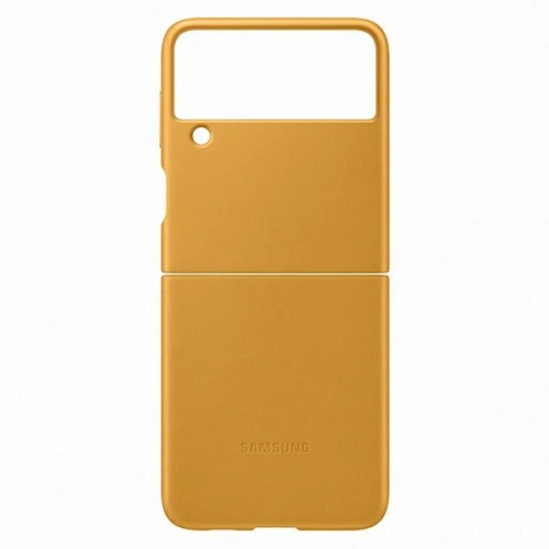Kup Case Samsung Galaxy Z Flip 3 EF-VF711LYEGWW senfgelb/Lederhülle - SMG474MUS - {ean13} - Sklep Home Screen