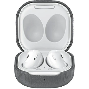 Kup Etui Samsung Galaxy Buds 2/2 Pro/Live/Pro Leather Cover EF-VR180LJEG szary/grey - SMG476GRY - {ean13} - Sklep Home Screen