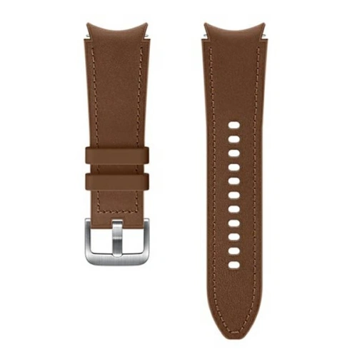 Kup Samsung Galaxy Watch4 20mm ET-SHR88SAEGEU Hybrid-Lederarmband S/M camel - SMG483CAM - {ean13} - Sklep Home Screen