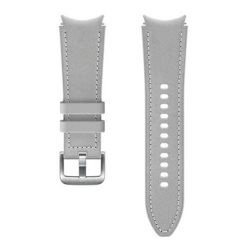 Kup Pasek Samsung Galaxy Watch4 20mm ET-SHR88SSEGEU Hybrid Leather Band S/M argintiu/silver - SMG487SLV - {ean13} - Sklep Home Screen