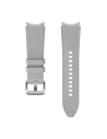 Pasek Samsung Galaxy Watch4 20mm ET-SHR88SSEGEU hibrid bőr szíj S/M ezüst/silver