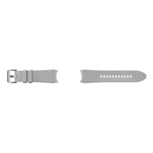 Kup Pasek Samsung Galaxy Watch4 20mm ET-SHR88SSEGEU Hybrid Leather Band S/M argintiu/silver - SMG487SLV - {ean13} - Sklep Home Screen