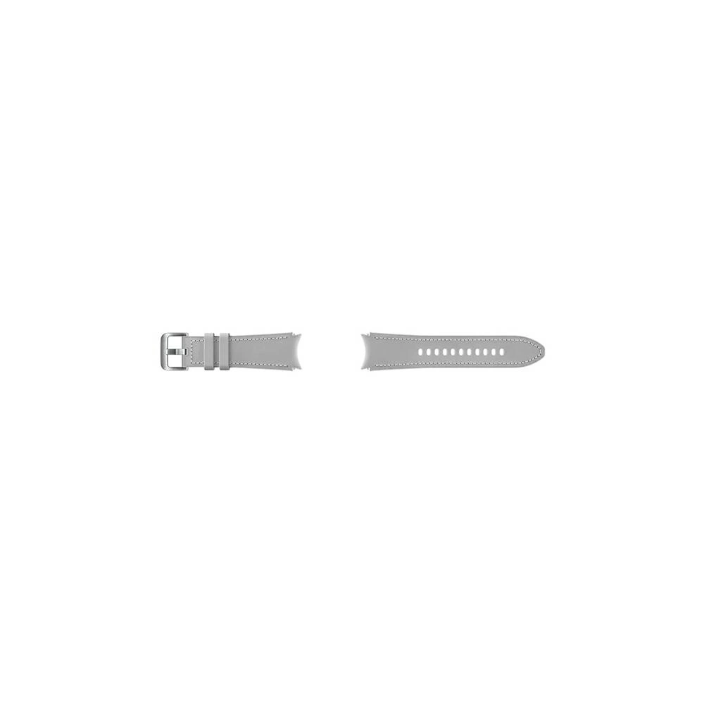 Pasek Samsung Galaxy Watch4 20mm ET-SHR88SSEGEU Hybrid Leather Band S/M srebrny/silver