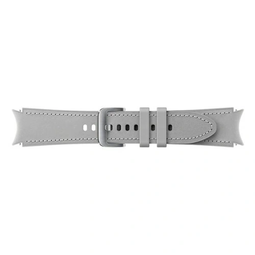 Buy Samsung Galaxy Watch4 20mm ET-SHR88SSEGEU Hybrid Leather Band S/M silver - SMG487SLV - {ean13} - Home Screen Store Europe